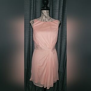 Chic Pink David's Bridal Dress